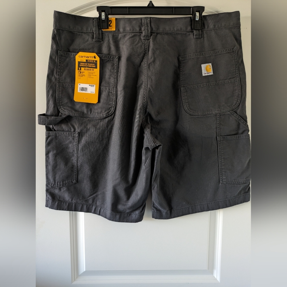 Carhartt men's charcoal gray relaxed fit shorts Size 42x11 New